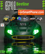 Capture d'écran Aston Martin thème