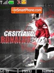 Cristiano Ronaldo theme screenshot