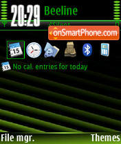 Green Design V1 tema screenshot