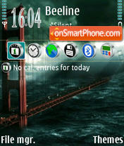 Gold Gate tema screenshot