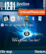 Windows7 V1 tema screenshot