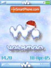 Snow Walkman tema screenshot