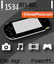 Capture d'écran PSP 01 thème