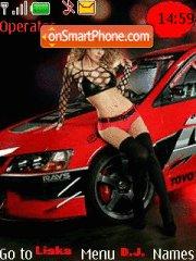 Скриншот темы Car N Girl