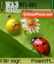 Bug Cool tema screenshot