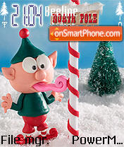 Xmas Elf es el tema de pantalla