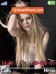 Avril 10 tema screenshot