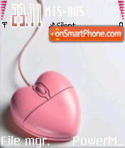 Pink Mouse tema screenshot