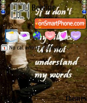 Words theme screenshot