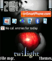 Capture d'écran Twilight 3 thème