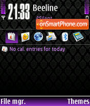 Style Purple tema screenshot