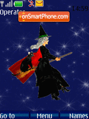Witch animated theme screenshot