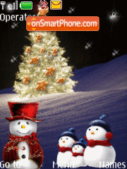 Capture d'écran Snowmens Animated thème