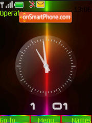 Color clock swf theme screenshot