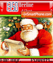 Santa brought Gifts theme screenshot