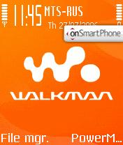 Walkman Brand tema screenshot