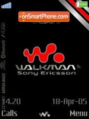 WalkmanSEV tema screenshot