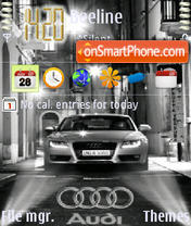 An Audi es el tema de pantalla