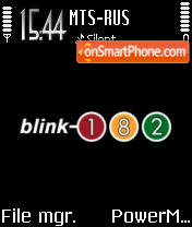 Blink 182 05 theme screenshot
