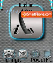 I Phone tema screenshot