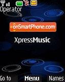 Blue express music theme screenshot