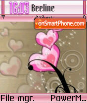 Pink Hearts 03 Theme-Screenshot