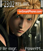 Cloud Strife 02 theme screenshot