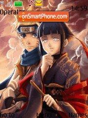 Naruto and Hinata theme screenshot