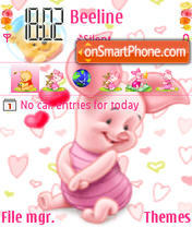 Скриншот темы Baby Piglet