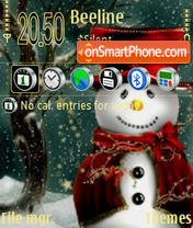 Snowman 04 tema screenshot