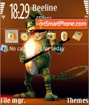 Crazy Frog 03 tema screenshot