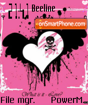 Emo Love tema screenshot