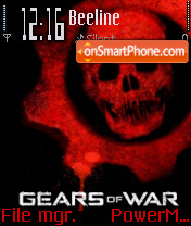 Скриншот темы Gears of War v3