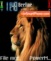 Lion tema screenshot