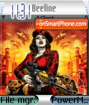 Red Alert tema screenshot