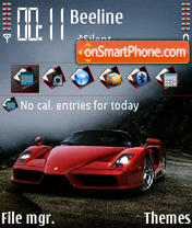 Capture d'écran Ferrari Enzo 03 thème