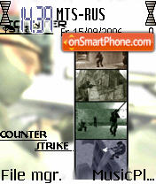 Counter Strike theme screenshot