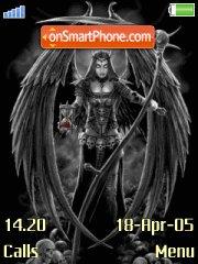 Скриншот темы Black angel