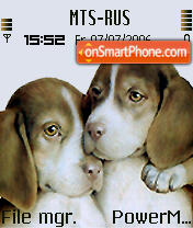 Two Dogs tema screenshot