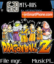 DragonBall Z theme screenshot