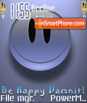 Happy Face tema screenshot