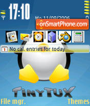 Tiny Tux tema screenshot