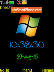 Windows Clock theme screenshot