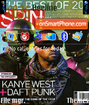 Daft Punk Theme-Screenshot