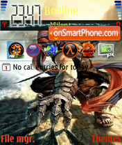 Скриншот темы Prince of Persia 2008