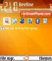 Ubuntu v1.0a theme screenshot