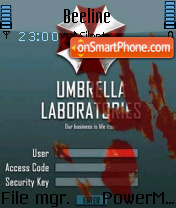 Umbrella 01 tema screenshot