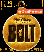 Capture d'écran Bolt 01 thème