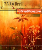 Red Autumn tema screenshot