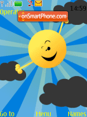 Sun theme screenshot